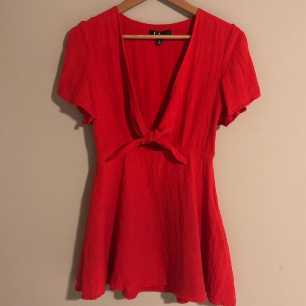 Red dress